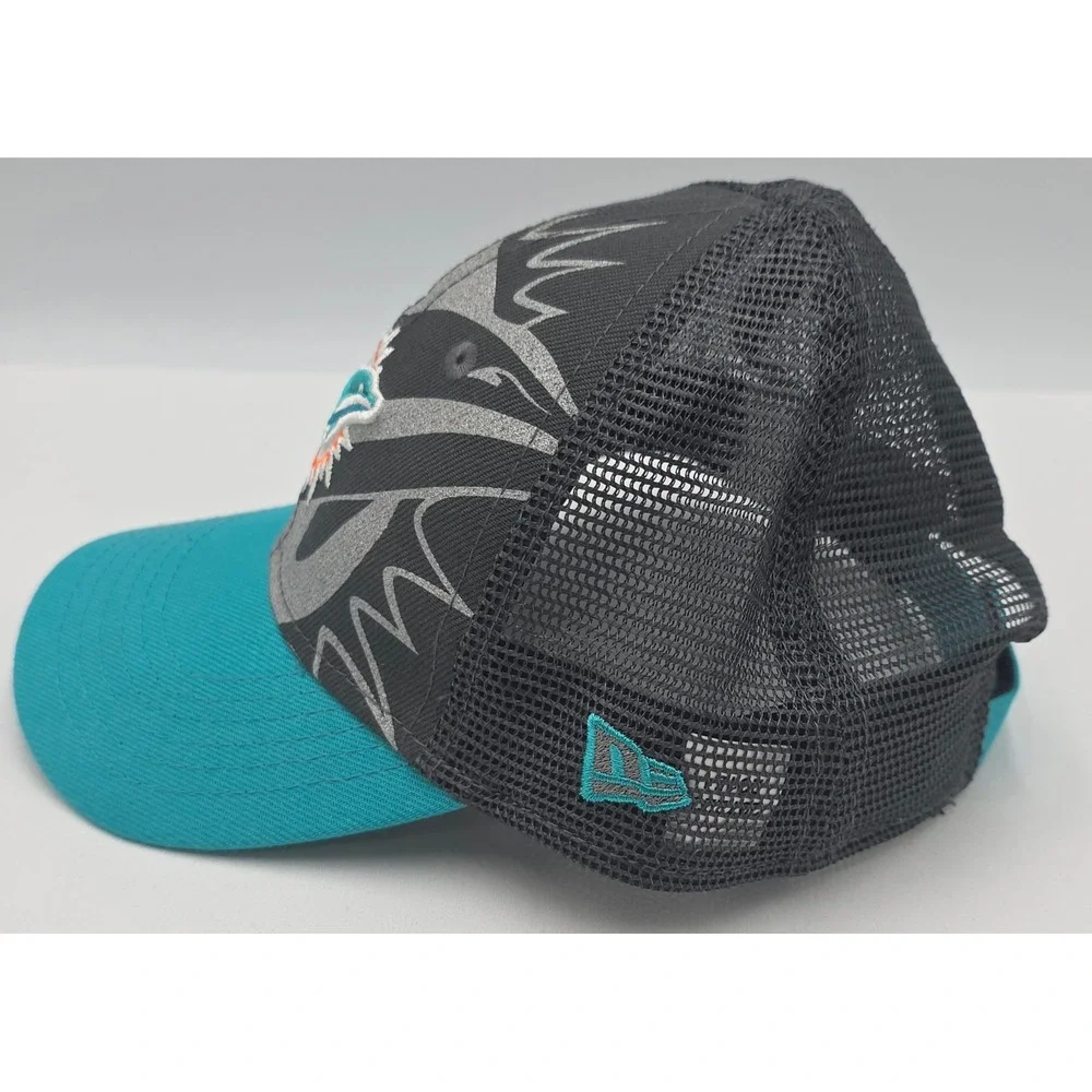 Miami‎ Dolphins New Era 9FORTY Trucker Hat Toddler NFL Football Strapback Cap